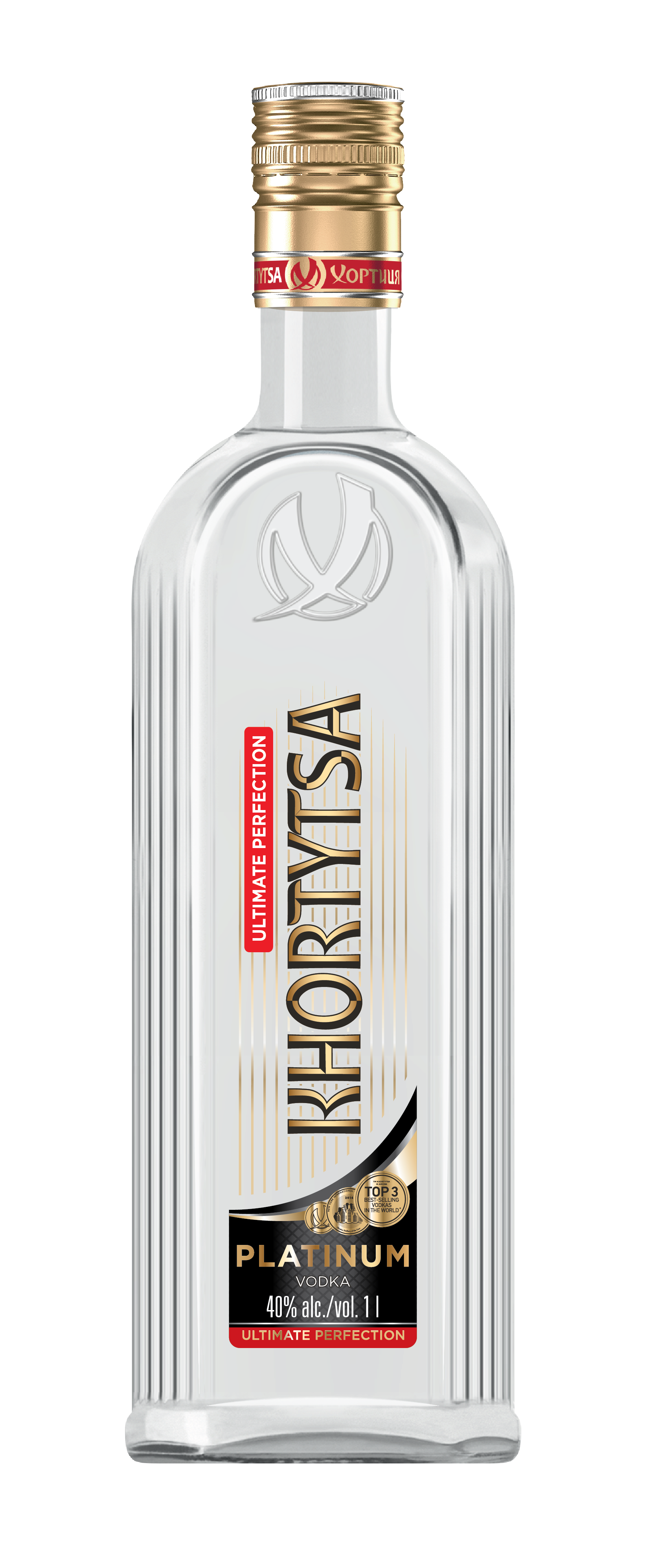 VODCA KHORTYTSA PLATINUM 40% 1L