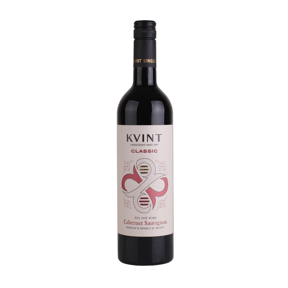 VIN KVINT CABERNET SAUVIGNON ROSU SEC 12.6% 0.75L