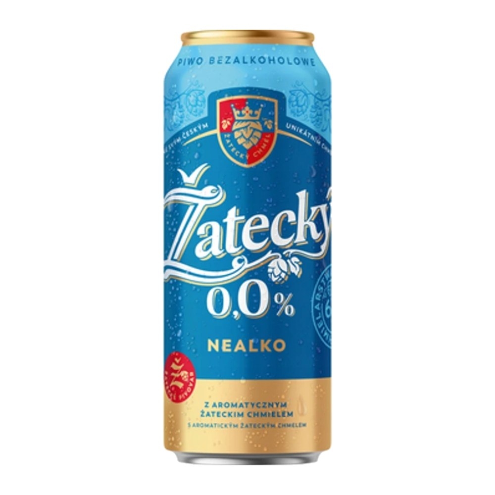 Zatecky Non-Alcoholic Beer, Can, 0.5 L