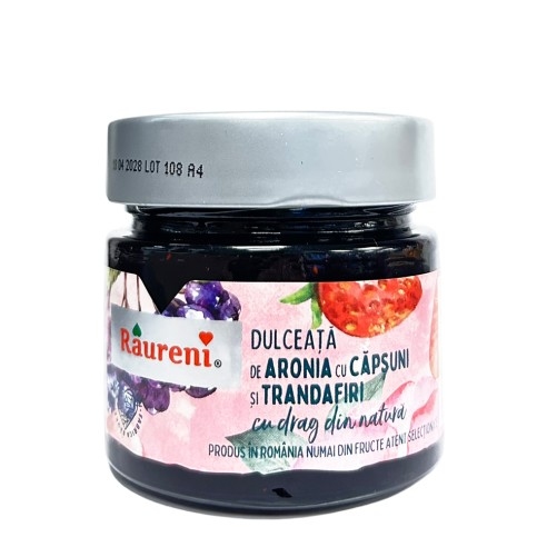 DULCEATA DE ARONIA,CAPSUNI SI TRANDAFIRI RAURENI 270G