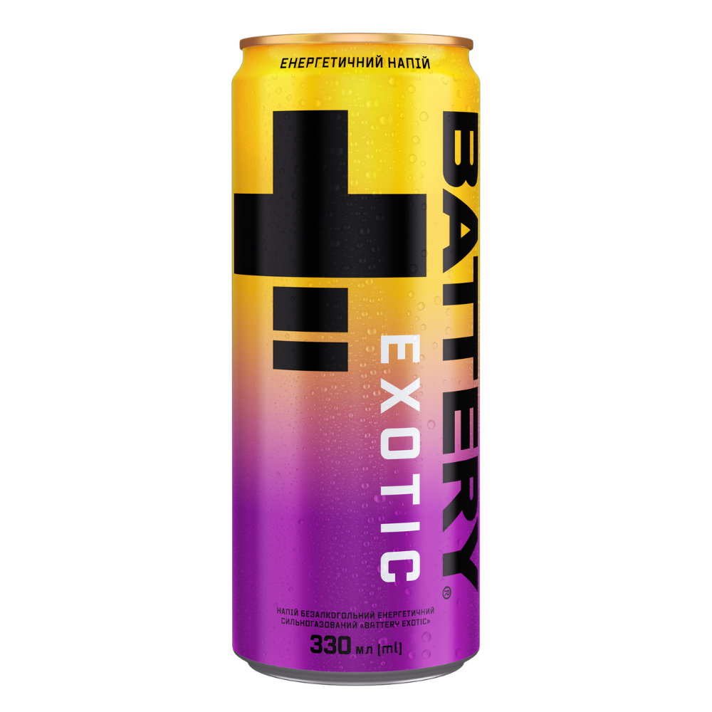 BAUTURA ENERGIZANTA BATTERY EXOTIC 0.33L