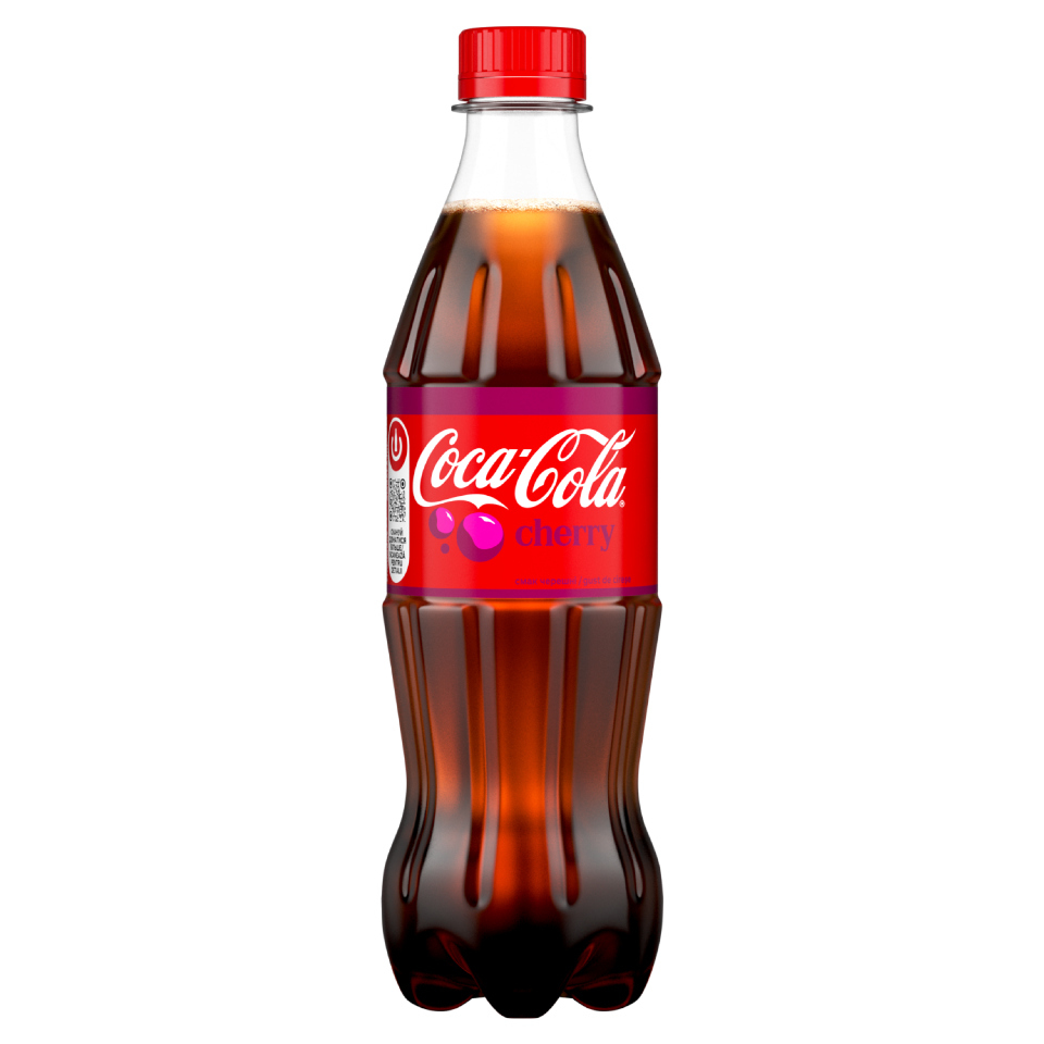 BAUTURA CARBOGAZOASA COCA-COLA CHERRY PET 0.5L