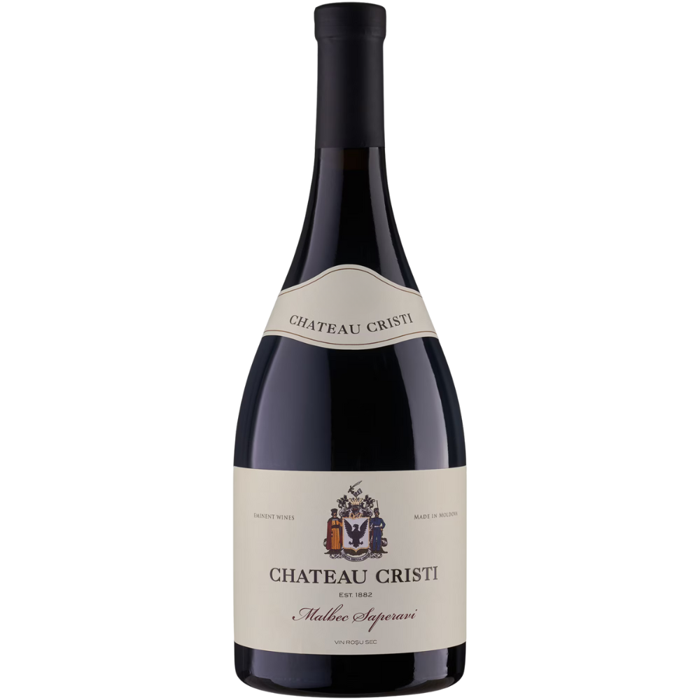 VIN CHATEAU CRISTI MALBEC SAPERAVI 14% ROSU SEC 0.75L