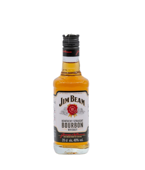 WHISKY JIM BEAM WHITE BOURBON 40% 0.2L