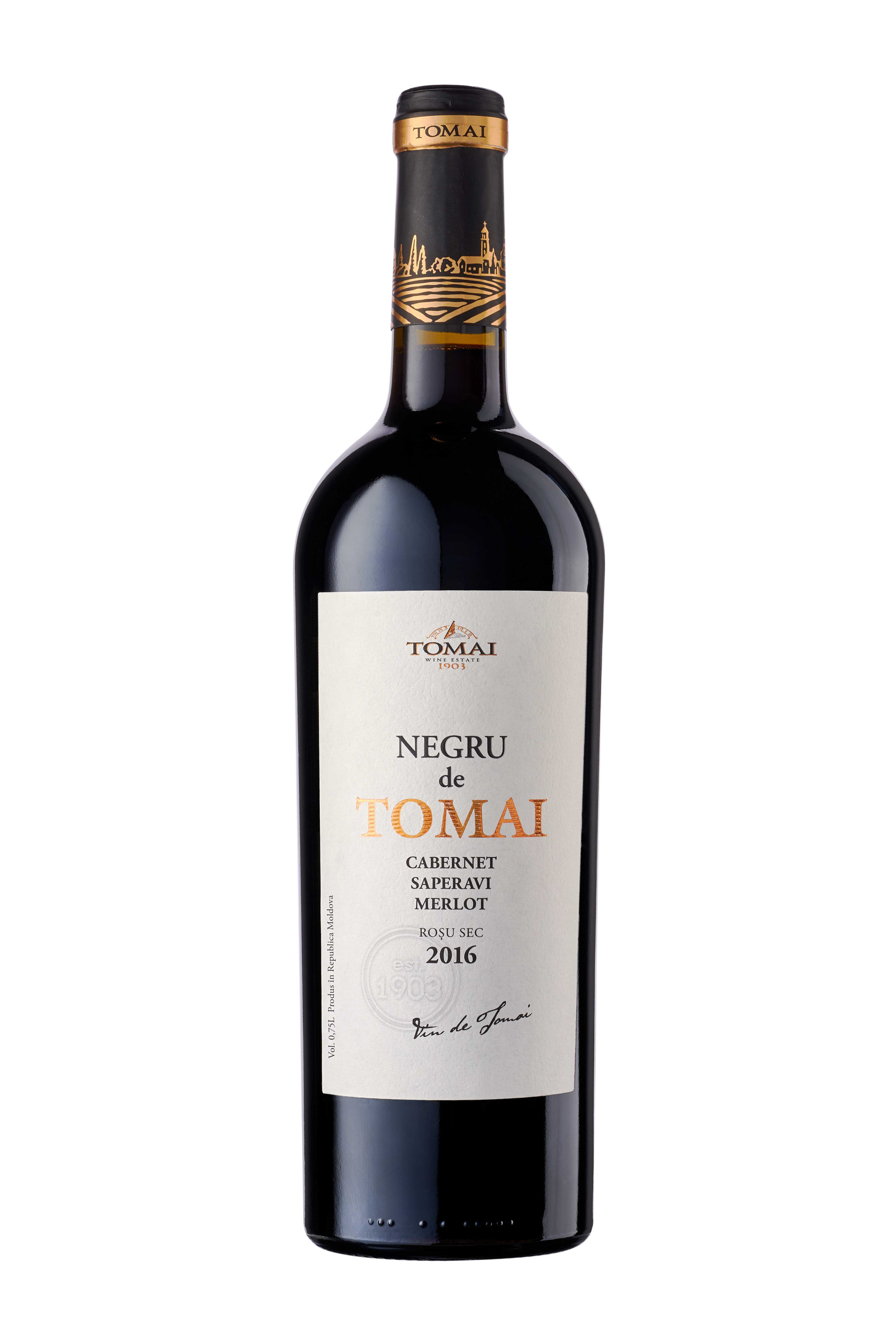 VIN DE TOMAI NEGRU, ROSU SEC 0.75L