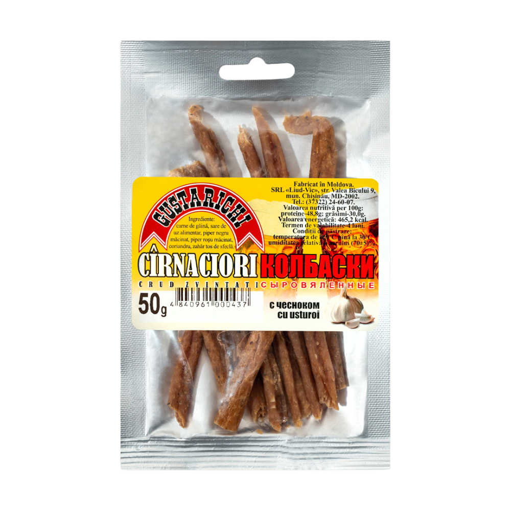 CIRNACIOR CRUD ZVINTAT CU USTUROI 50GR