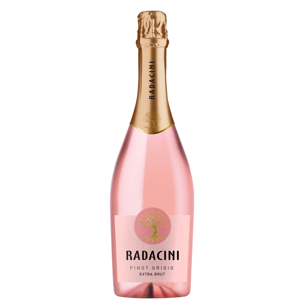 VIN SPUMANT RADACINI PINOT GRIGIO ROSE EXTRA BRUT. 0.75L