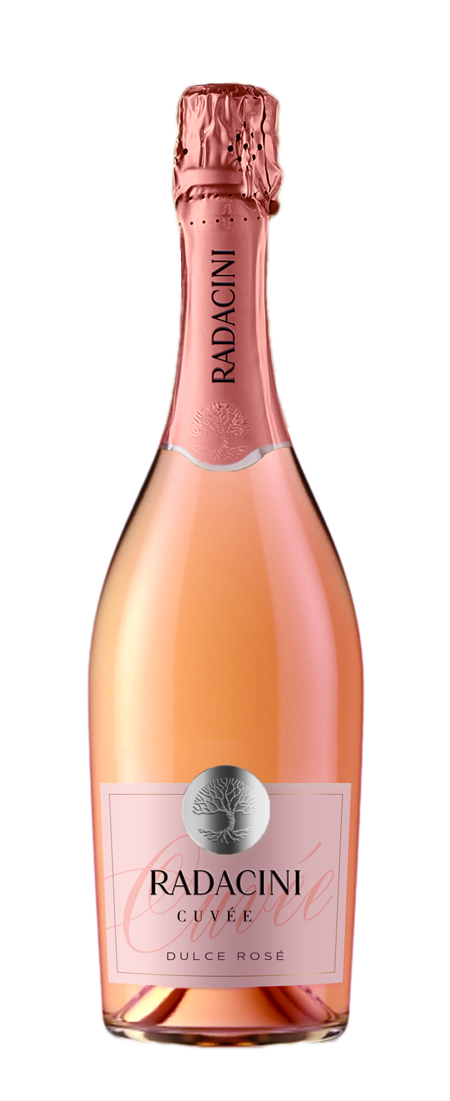Vin Spumant Radacini Cuvee dulce roze 0.75l