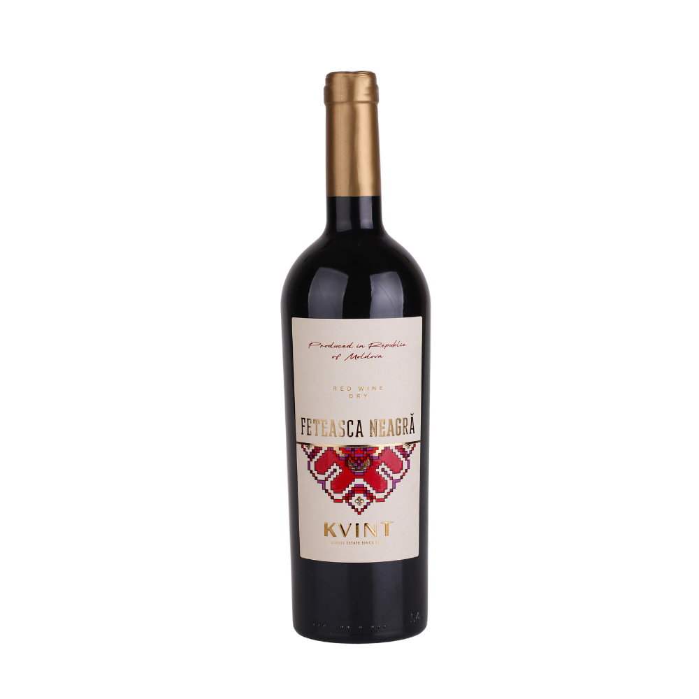 VIN KVINT FETEASCA NEAGRA ROSU SEC 12.6% 0.75L