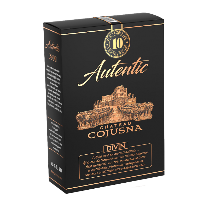 DIVIN AUTENTIC XO 10 ANI CUTIE ALC.40% 0.5L