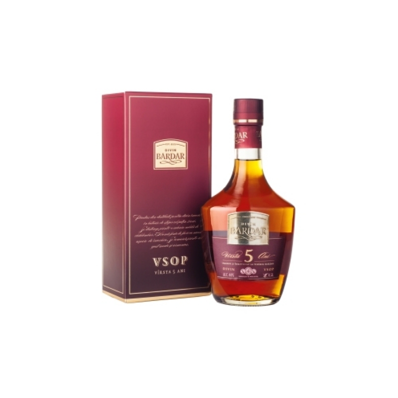 DIVIN BARDAR SILVER 5 ANI VSOP CUTIE 0.5L