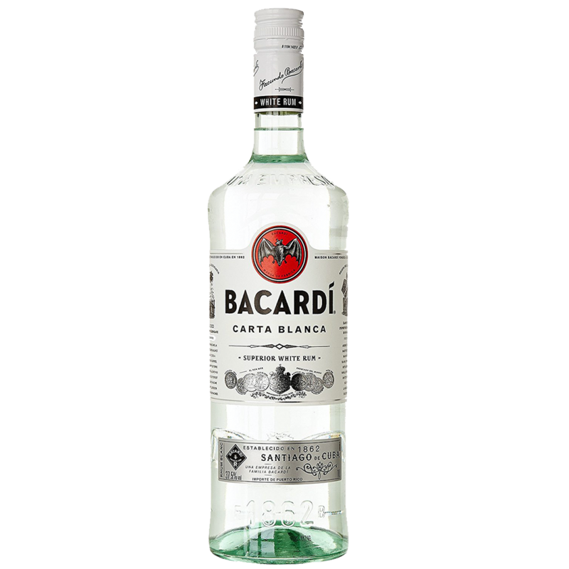 RUM BACARDI CARTA BLANCA 1L