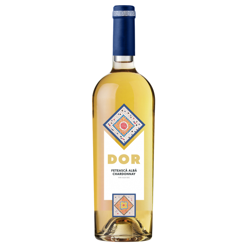 VIN BOSTAVAN DOR FETEASCA ALBA/CHARDONNAY ALB SEC 0,75L