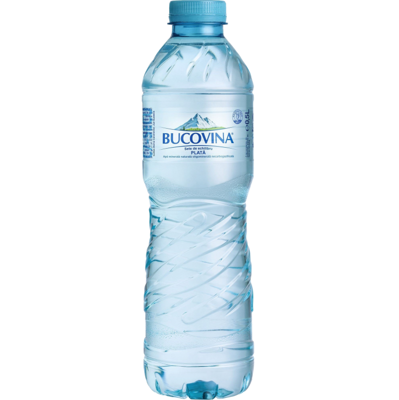 Apa minerala naturala Bucovina plata 0.5L