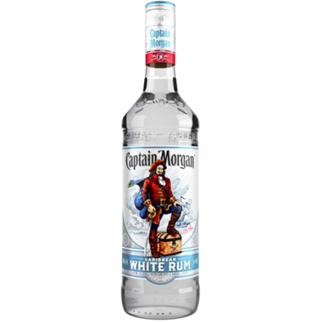 RUM CAPTAIN MORGAN WHITE 1L