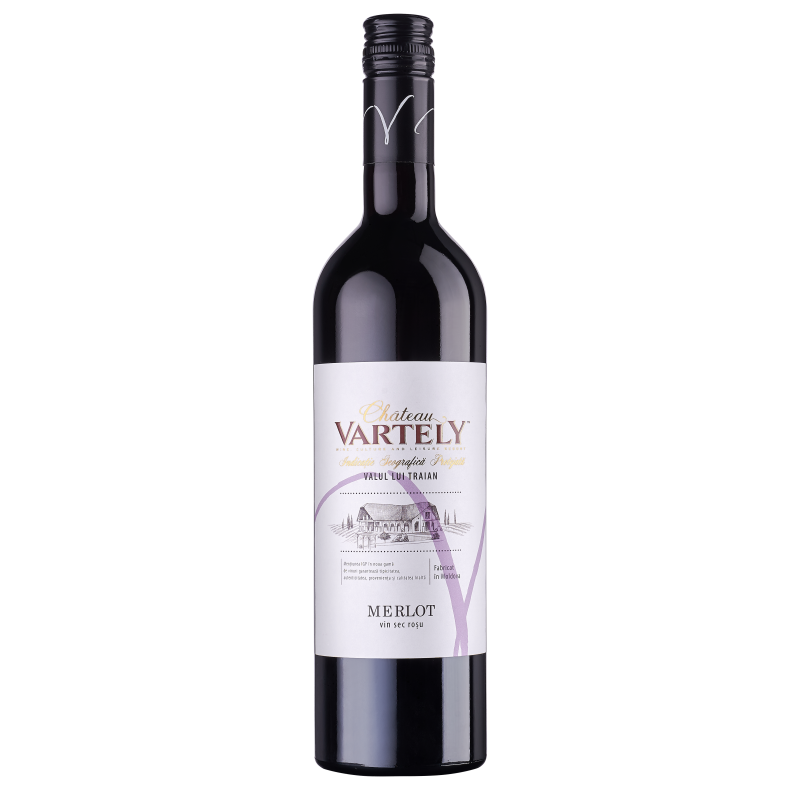VIN CHATEAU VARTELY MERLOT ROSU SEC 0.75L