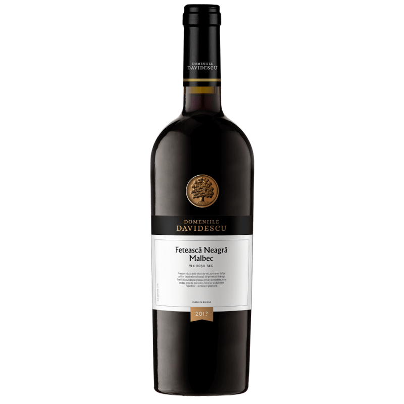 VIN DOMENIILE DAVIDESCU FETEASCA NEAGRA&MALBEC ROSU SEC  0.75L