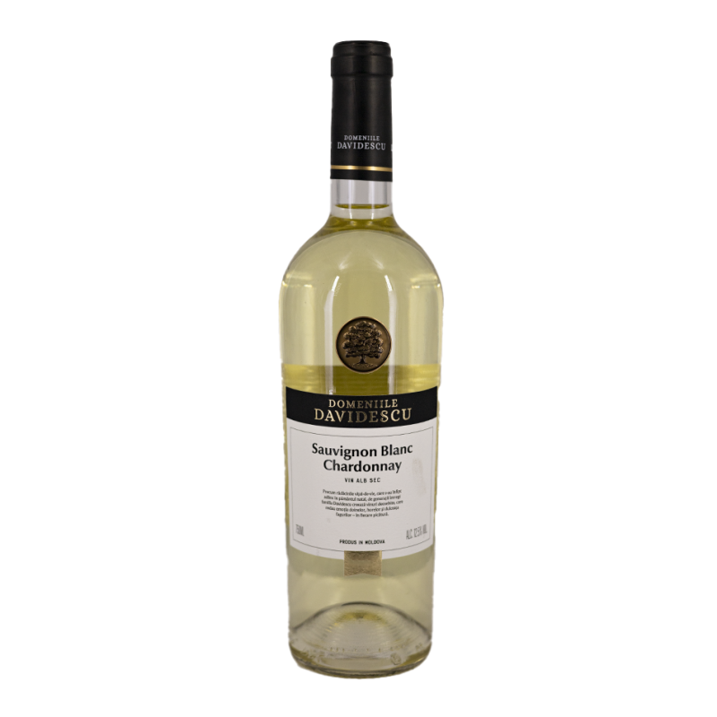 VIN DOMENIILE DAVIDESCU SAUVIGNON&CHARDONNAY ALB SEC  0.75L