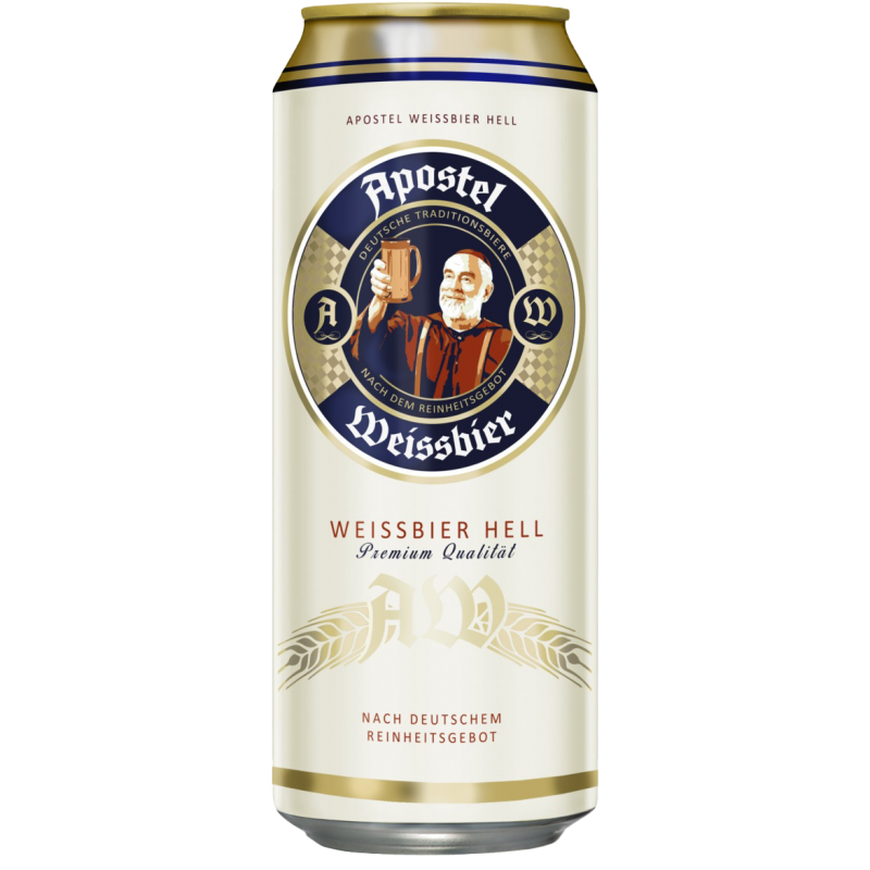 BERE BLONDA APOSTEL HEFEWEISSBIER HELL PASTERIZATA NEFILTRATA 5.3% 0.5L C/M
