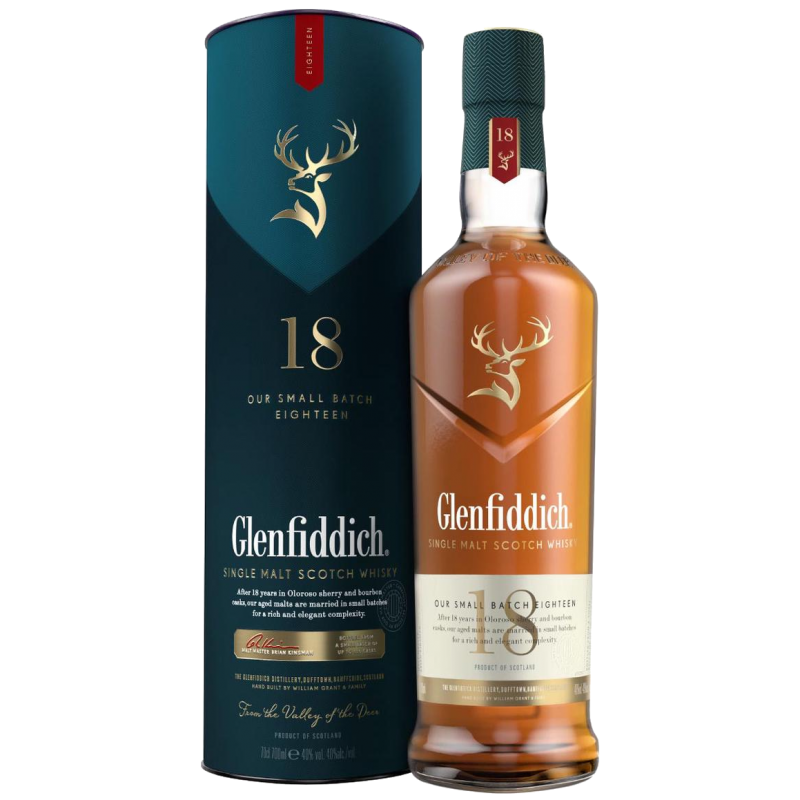 WHISKY GLENFIDDICH 18 ANI  0,7L