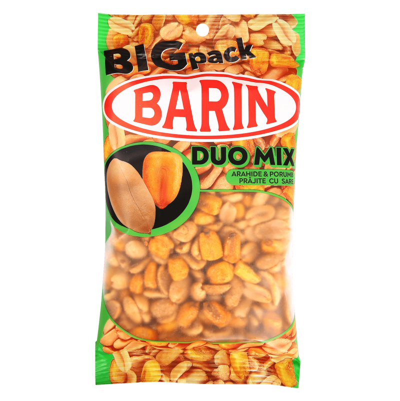 MIX DUO BARIN ARAHIDE/PORUMB CU SARE 140GR