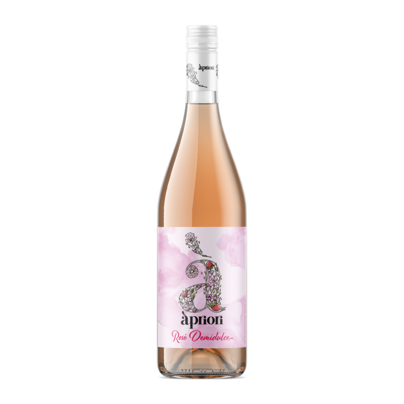 Vin Apriori Merlot Rose Demisec 0.75L