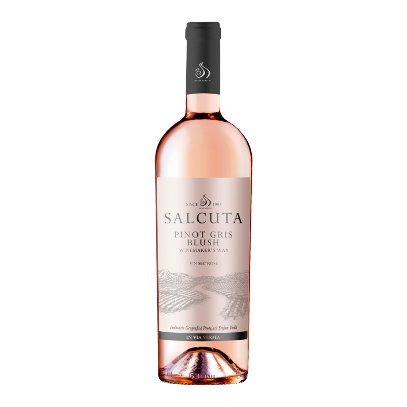 VIN SALCUTA PINOT GRIS BLUSH SEC ROZ 0.75L
