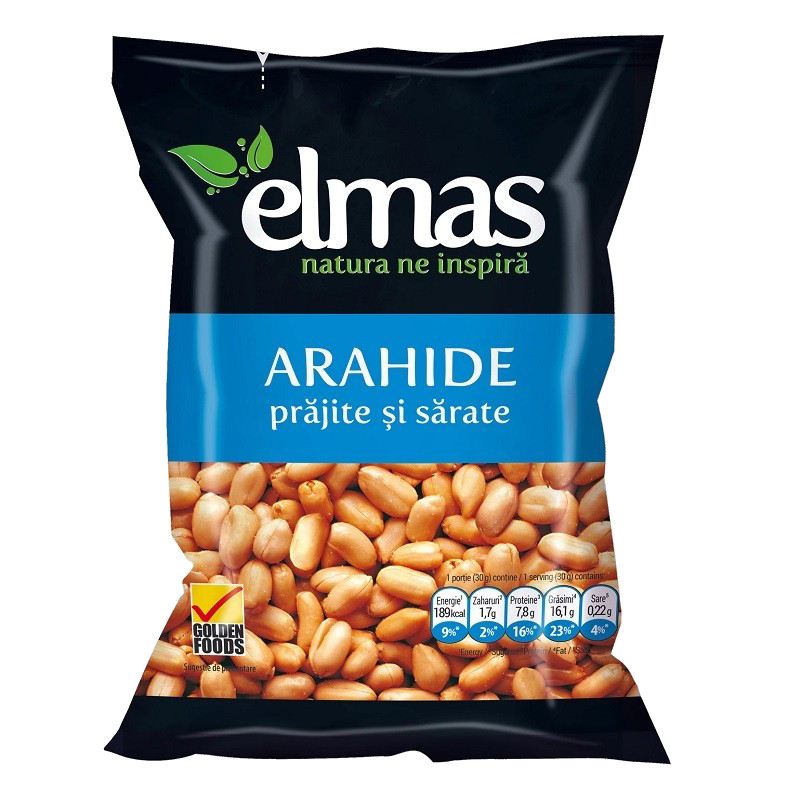 ARAHIDE DECOJITE PRAJITE CU SARE 300G
