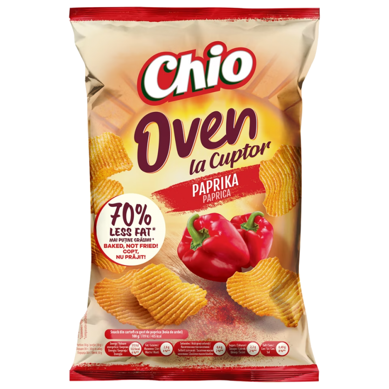CHIPSURI CHIO LA CUPTOR PAPRIKA 125G