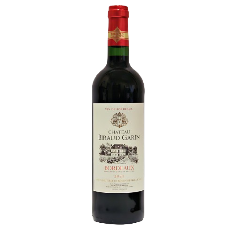 VIN ROSU SEC CHATEAU BIRAUD GARIN BORDEAUX 0.75L