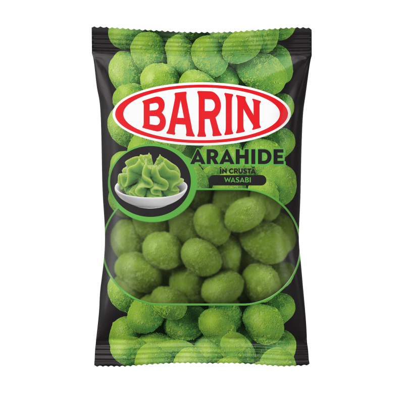 ARAHIDE BARIN PRAJITE CU GUST DE WASABI 60G
