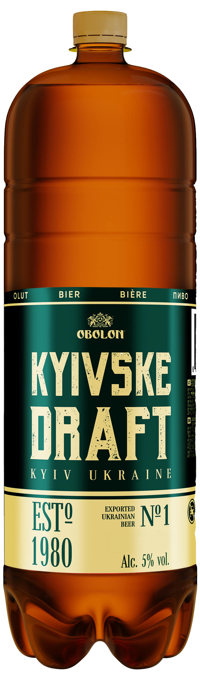 BERE KYIVSKE DRAFT 5% BLONDA PET 2.35L