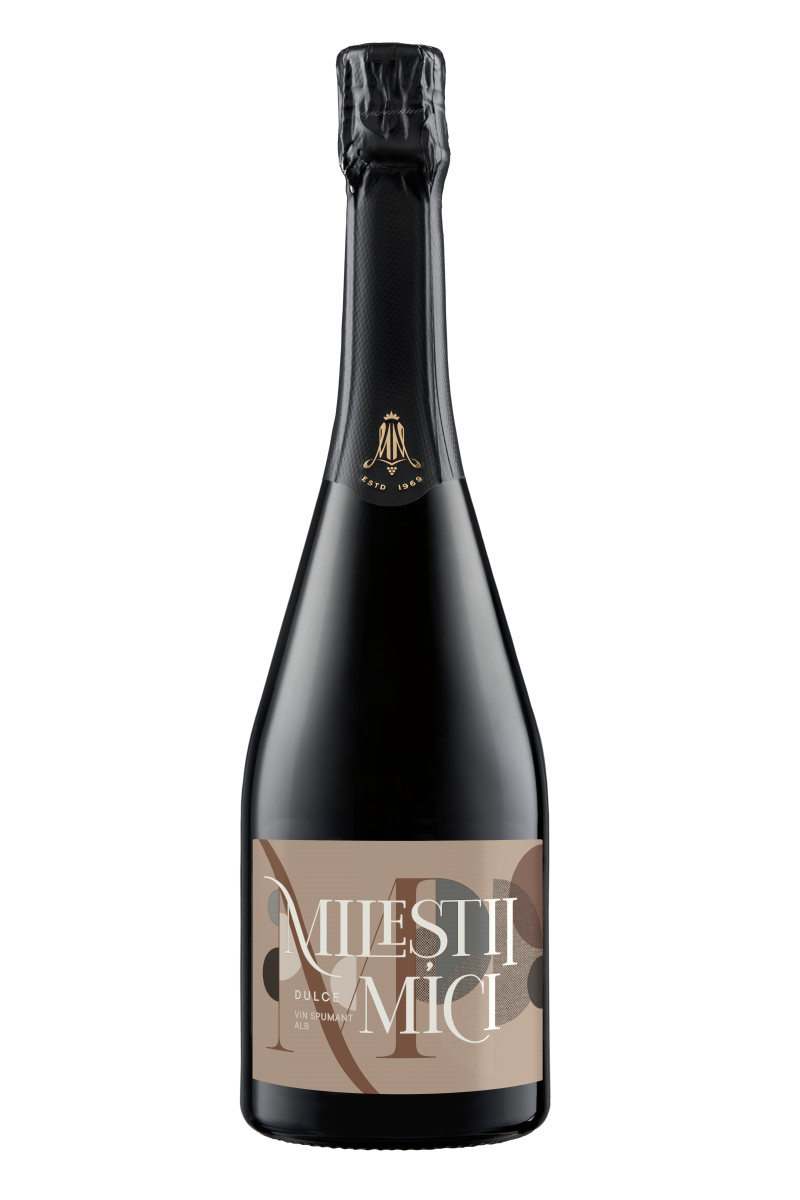 VIN SPUMANT MILESTII MICI ALB DULCE 0.75L