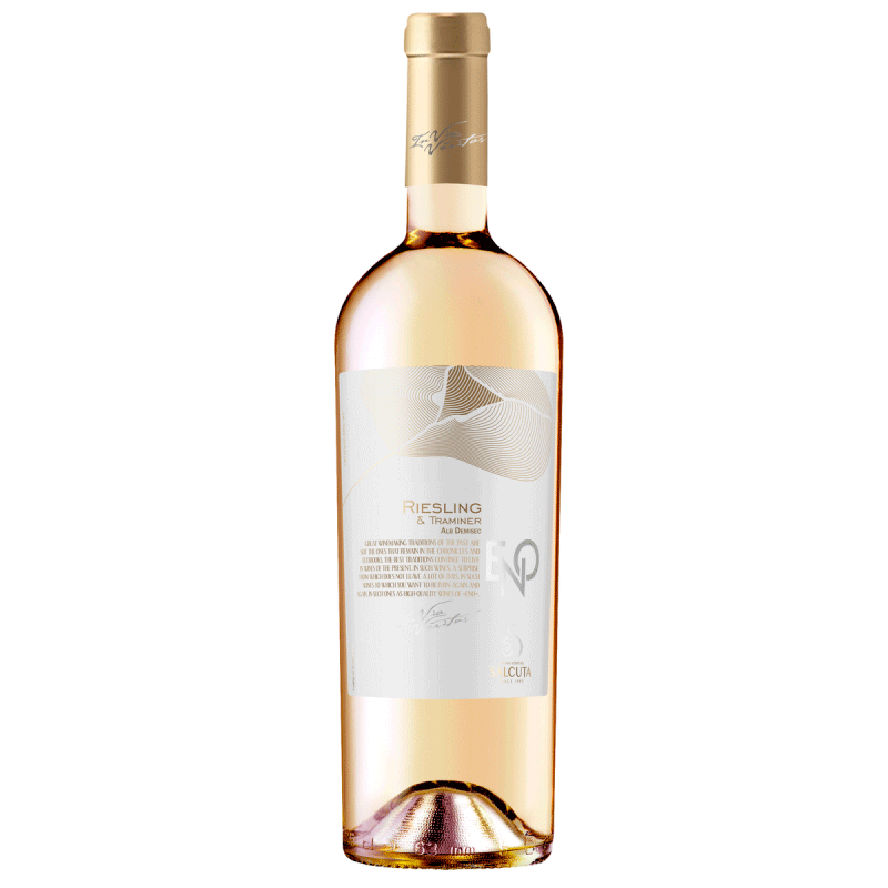 VIN SALCUTA ENO RIESLING, TRAMINER ALB DEMISEC 0.75L