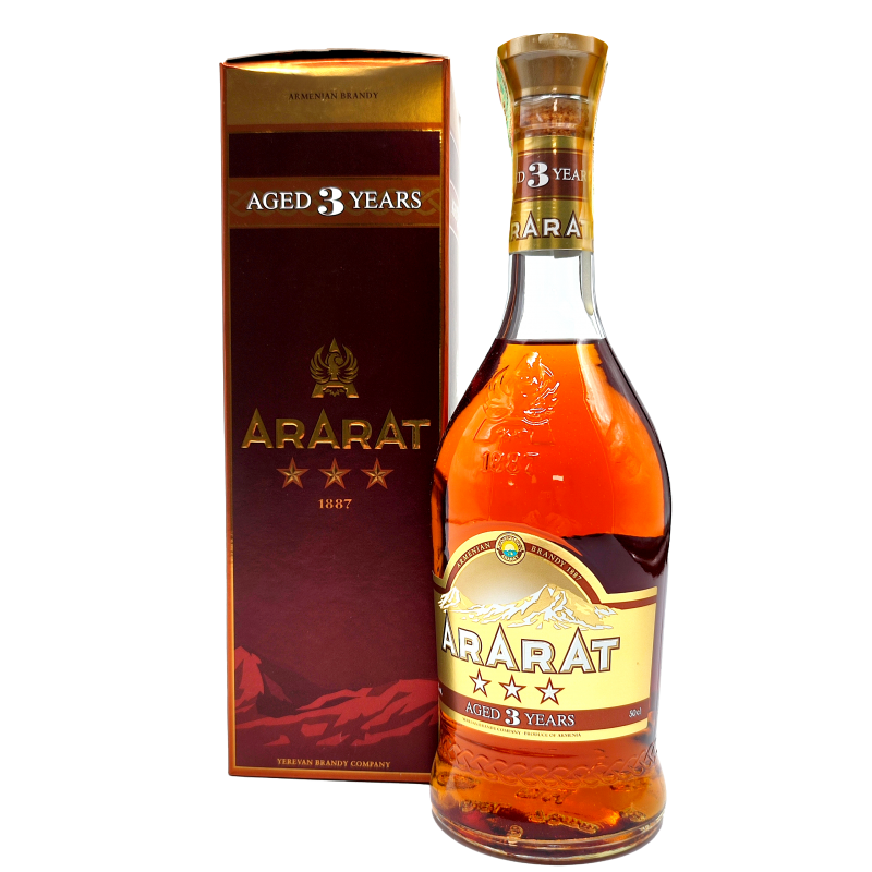 BRANDY ARARAT 3 ANI 0,5L