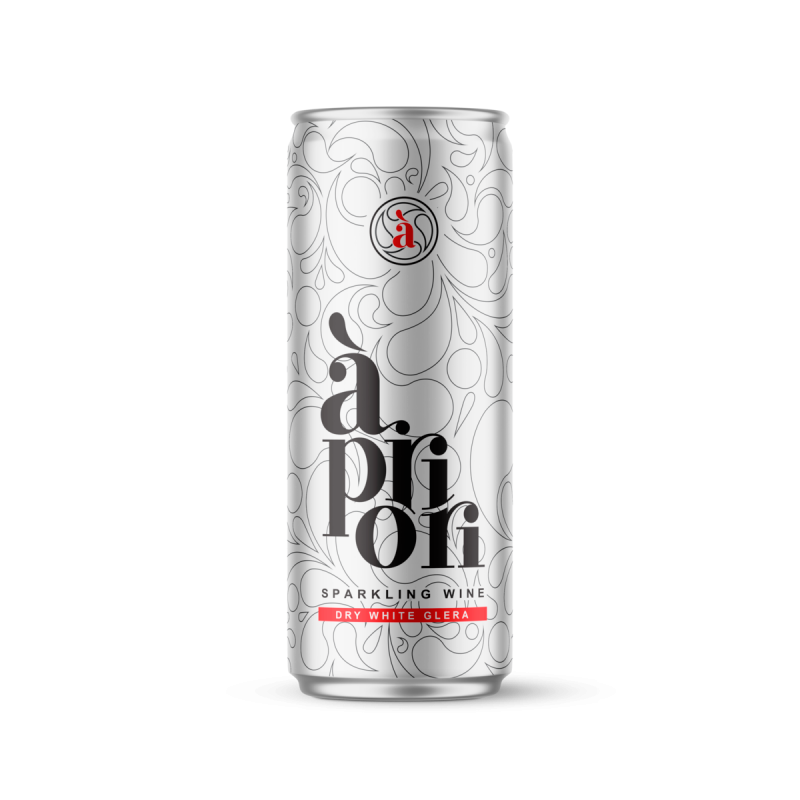 VIN SPUMANT APRIORI DRY WHITE GLERA C/M 0.25L