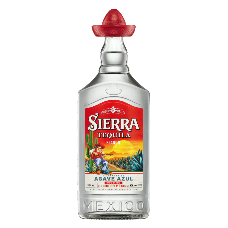 TEQUILA SIERRA SILVER 38% 0.7L