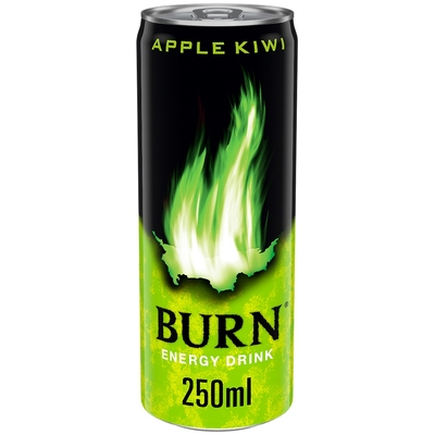 BAUTURA ENERGIZANTA BURN REFRESH APPLE KIWI 0.25L