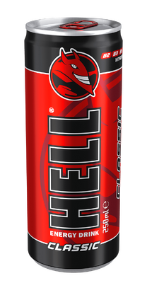 Băutură energizantă Hell Classic, doză, 0,25 l