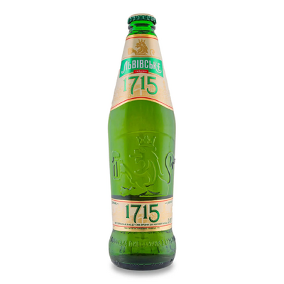 Bere Lvivske, blondă, sticlă, 0,45 l
