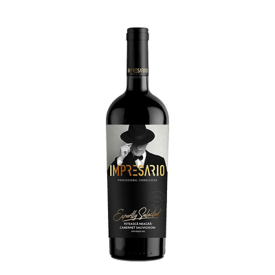 VIN IMPRESARIO FETEASCA NEAGRA CABERNET SAUVIGNON ROSU SEC 0,75L