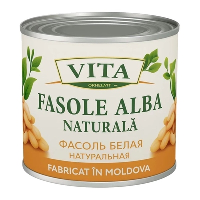 Fasole albă Vita la conservă, 410 g
