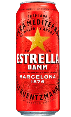 BERE ESTRELLA DAMM BLONDA C/M 0.5L