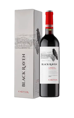 VIN CARLEVANA COLECTIE BLACK RAVEN CABERNET SAUVIGNON 2002 ROSU SEC 0.75L