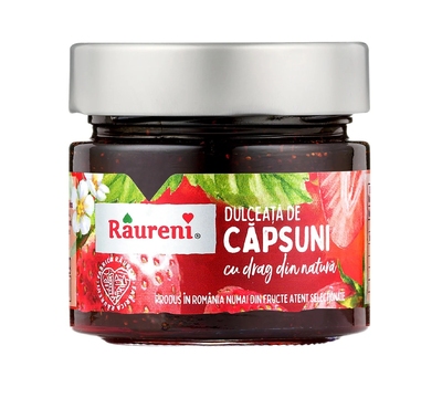 DULCEATA DE CAPSUNI RAURENI 270G