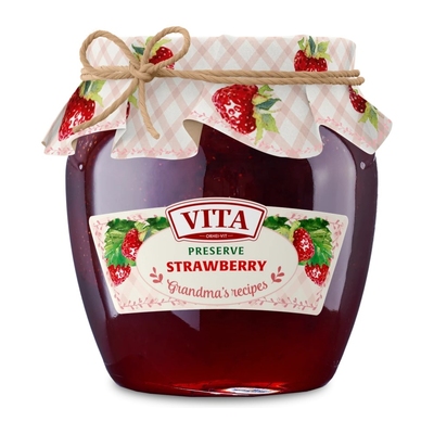 Dulceață de căpșuni Vita, 680 g