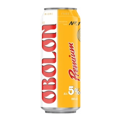 Obolon Premium Pilsner Beer, Can, 0.5 L