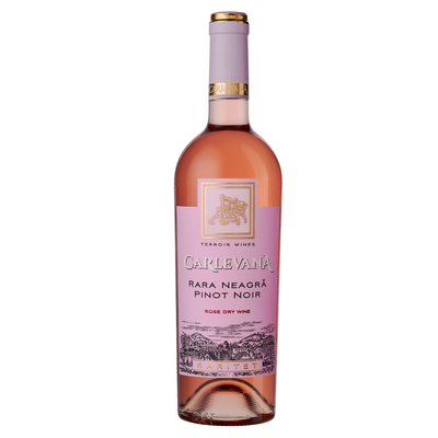 VIN CARLEVANA RARITET RARA NEAGRA & PINOT NOIR ROZ SEC 14% 0.75L