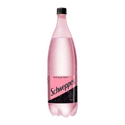 Schweppes Pink Tonic Water, PET, 1 L