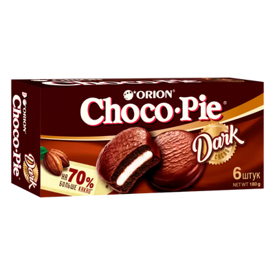 ORION CHOCO-PIE DARK 180GR